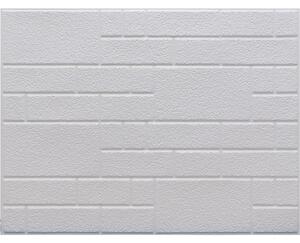 Obkladové panely 3D OS30-K01, cena za kus, rozmer 440 x 580 mm, nepravidelný obklad štruktúrovaný biely, IMPOL TRADE