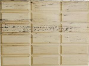 Obkladové panely 3D OS28-K10, cena za kus, rozmer 440 x 580 mm, obklad hnedý s žíhaním, IMPOL TRADE