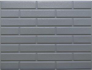 Obkladové panely 3D OS04-K05, cena za kus, rozmer 440 x 580 mm, tehla sivá, IMPOL TRADE