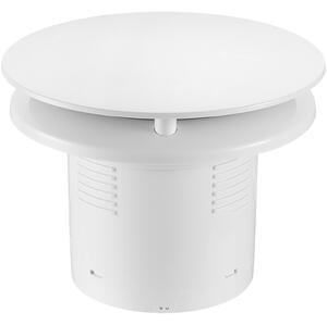 CERANO - Kúpeľňový axiálny okrúhly ventilátor - 12W, potrubie 100mm - biela lesklá