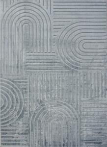 BE Koberec Kolekcia Zen Garden 2405 BLUE – modrý obdĺžnikový Rozmer: 60x100 cm