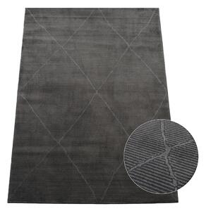 BE Koberec Zurich 1903 DARK GREY – sivý obdĺžnikový Rozmer: 140x190 cm