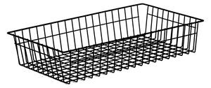 Feroplast spol. s.r.o. Drôtený kôš Feroplast KS45 pre regál so šírkou 900 mm, 300x800x120, čierny