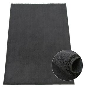 BE Koberec Oslo OSLO 7000 DARK GREY – sivý obdĺžnikový Rozmer: 60x100 cm
