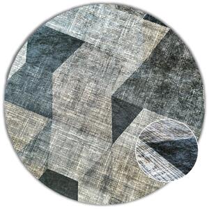 BE Koberec Porte 2032 Koło GREY – sivý okrúhly Rozmer: 80 cm