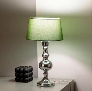 BRILAGI - Stolová lampa CERIA 1xE27/60W/230V pr. 25 cm lesklý chróm/zelená