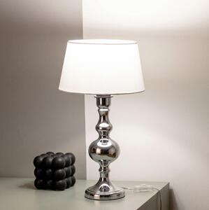 BRILAGI - Stolová lampa CERIA 1xE27/60W/230V pr. 25 cm lesklý chróm/biela