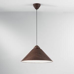 Luce Ambiente Design Závesné svietidlo Big Bang gaštanovo hnedá/biela, Ø 49 cm, kov, Hnedá / hrdzavá, Obývacia izba / jedáleň, kov, Moderný, Závesné svietidlo