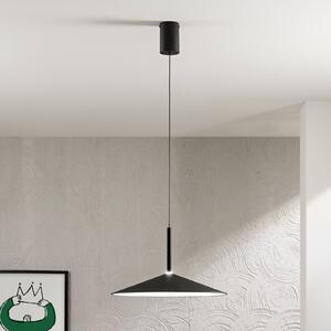 Luce Ambiente Design LED závesné svietidlo Khan, čierna, Ø 48 cm, kov,, Čierna, Obývacia izba / jedáleň, kov, Moderný, Závesné svietidlo