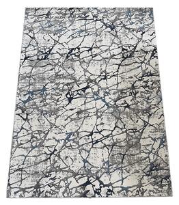 BE Koberec Pera 3305 BLUE – modrý béžový obdĺžnikový Rozmer: 60x100 cm