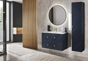 Comad Kúpeľňová skrinka pod umývadlo Elegance 90 cm modrá