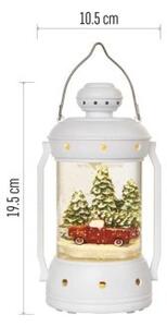 EMOS LED vianočný lampáš Barf s časovačom 19,5 cm teplá biela