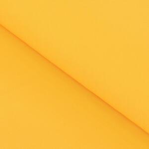 Goldea dekoračná jednofarebná látka rongo - žltá 150 cm