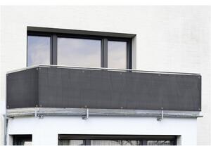 Sivá balkónová zástena 500x85 cm - Maximex