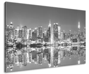 Gario Obraz na plátne Nočný Manhattan Veľkosť: 30 x 20 cm