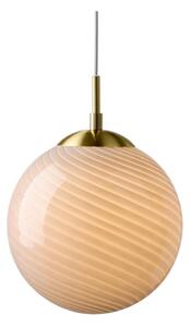 Halo Design 748358 - Závesný luster CANDY na lanku 1xE27/25W/230V pr. 20 cm sivá/mosadz