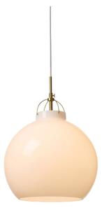 Halo Design 748068 - Závesný luster na lane TOSCANA 1xE27/40W/230V, priemer 36 cm, krémová/mosadz