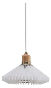 Halo Design 744053 - Luster na lanku PARIS 1xG9/28W/230V pr. 24 cm biela/mosadz/dub