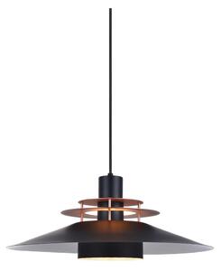 Halo Design 744503 - Luster na lanku RIVOLI 1xE27/40W/230V priemer 50 cm čierna/medená