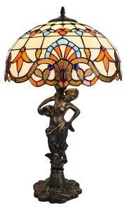 Brilagi - Tiffany vitrážová stolná lampa MIRABELLA 1xE27/60W/230V