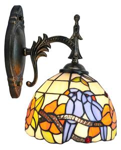 Brilagi - Tiffany vitražové nástenné svietidlo JUNGLE 1xE14/40W/230V