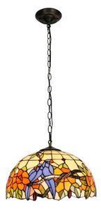 Brilagi - Tiffany vitrážový luster na reťazi JUNGLE 1xE27/60W/230V priemer 40 cm