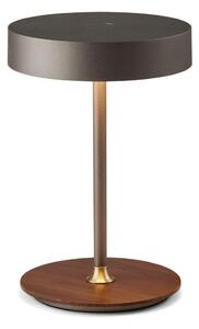 Halo Design 745791- LED stmievateľná nabíjateľná lampa ON THE MOVE LED/2,5W/4000 mAh šedá/drevo