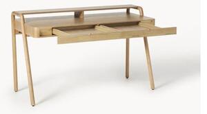 Pracovný stôl z jaseňového dreva Evrak