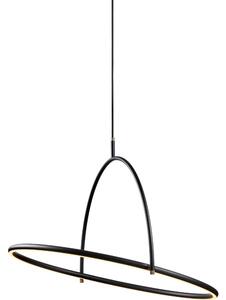 Halo Design 749546 - stmievateľný LED luster na lanku TILT LED/40W/230V priemer 60 cm čierna