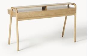 Pracovný stôl z jaseňového dreva Evrak