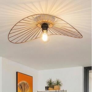 Brilagi - LED prisadený luster CERIA WIRE 1xE27/40W/230V 40x56 cm bronz/dub