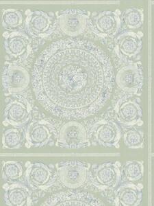 A.S. Création | Vliesová tapeta na stenu Versace 6 79134-3 | 0,53 x 10,05 m | zelená, modrá, biela