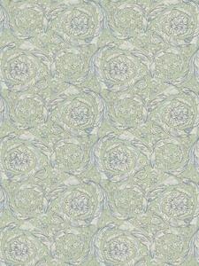 A.S. Création | Vliesová tapeta na stenu Versace 6 79135-1 | 0,53 x 10,05 m | zelená, modrá, biela