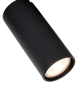 Moderné stropné bodové svietidlo čierne 2-svetlo nastaviteľné - Renna