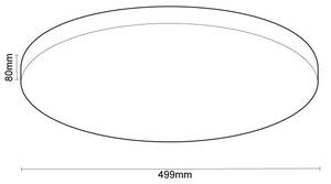 LED Stmievateľné stropné svietidlo s hlasovým ovládaním OPAL LED/48W/230V + DO