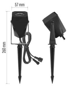 Rozšíracia sada LED RGBIC stmievateľná vonkajšia lampa LED/1,5W/12V 3000-6500K IP65 Wi-Fi Tuya