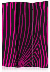 Artgeist Paraván - Zebra pattern (violet) [Room Dividers]