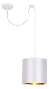 Candellux Bielo-medený závesný decentrálny luster Atlanta pre žiarovku 1x E27 31-00637