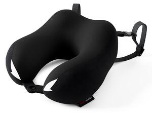 Cestovný vankúš na krk, do lietadla, pamäťová pena, čierny: Diablo TRAVEL PILLOW