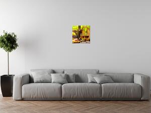 Gario Obraz na plátne Červené a biele víno Veľkosť: 100 x 70 cm