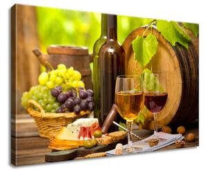 Gario Obraz na plátne Červené a biele víno Veľkosť: 60 x 50 cm