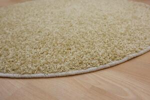 Vopi koberce Kusový koberec Color shaggy béžový guľatý - 67x67 (priemer) kruh cm