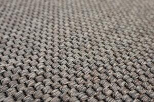 Vopi koberce Kusový koberec Nature tmavo béžový okrúhly - 400x400 (priemer) kruh cm