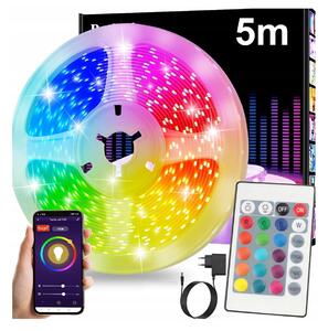RGB LED pásik s WiFi Bluetooth diaľkovým ovládaním TUYA 5m 23W