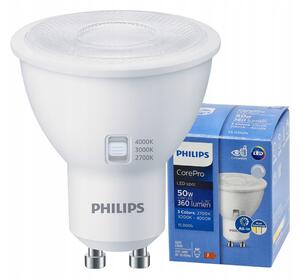 LED žiarovka GU10 4,8W 360lm CorePro CCT
