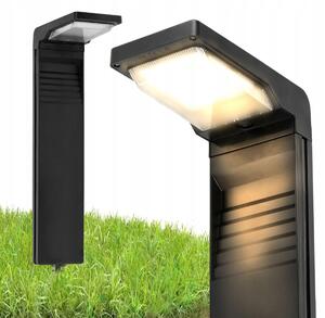 Solárna LED záhradná lampa na záhradný stĺpik so senzorom súmraku