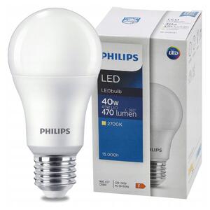 LED žiarovka E27 PHILIPS 4,9W 470lm - tepla biela