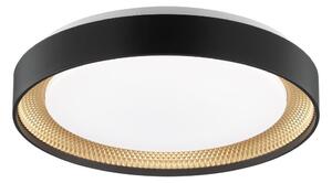 Brilliant - LED stmievateľné stropné svietidlo WALDO LED/24W/230V čierna/zlatá + diaľkové ovládanie
