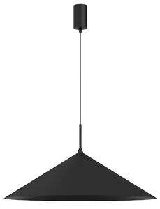 Závesné svietidlo Capital, 1x čierne kovové tienidlo, (fi 60cm), b