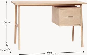 Drevený pracovný stôl Architect